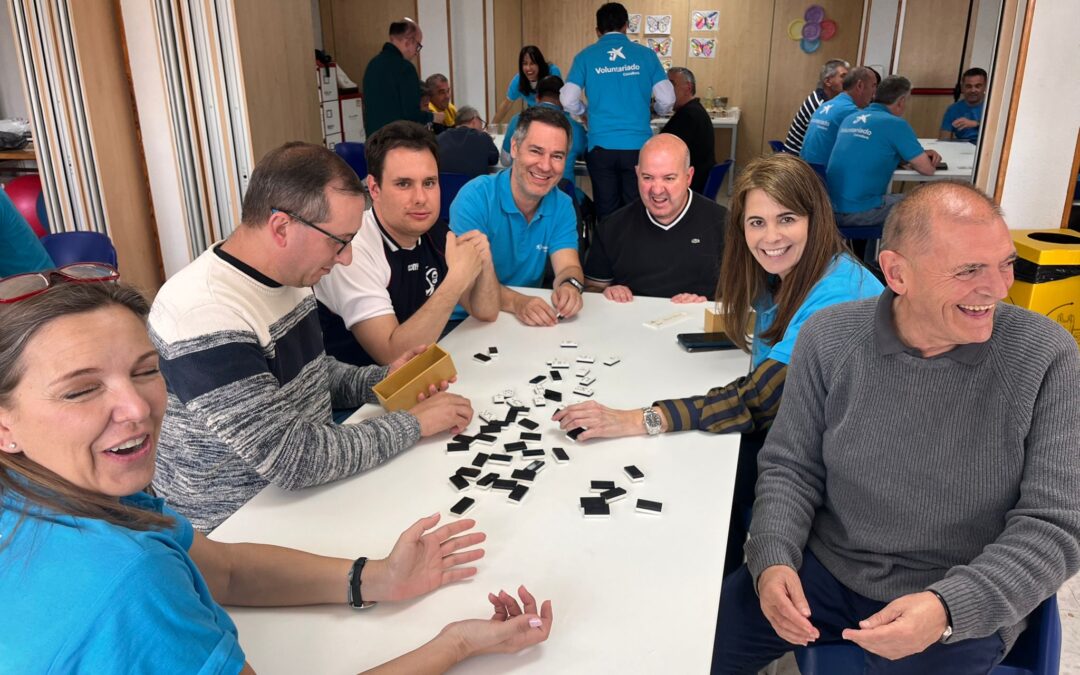 Residencia Cedel: El voluntariado de CaixaBank comparte un día especial con Residencia Cedel