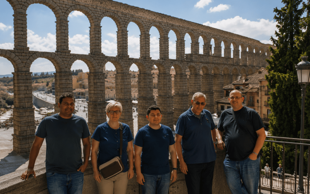 Fundación Cedel: Grupo de Amigos de Fundación Cedel disfruta de una jornada cultural en Segovia